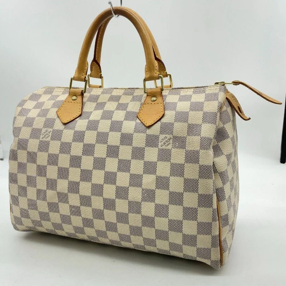 ❌SOLD❌ Authentic Louis Vuitton Damier Azur Speedy 30 Hand Bag - Picture 6 of 14